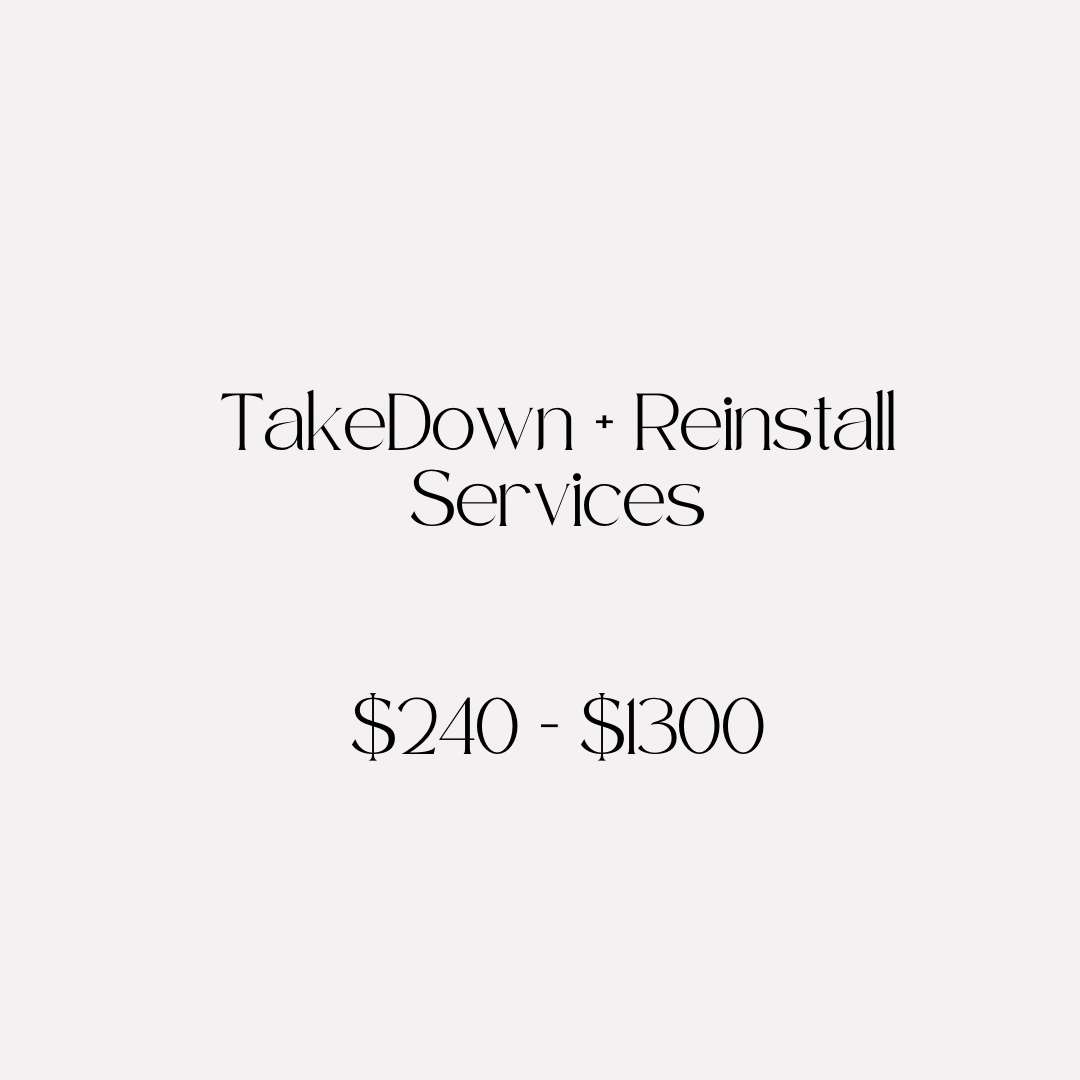 TakeDown + Reinstall Services
