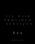 Hair Provided Services