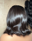 14” Glueless Middle Part Wig